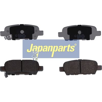 JAPANPARTS Stabdžių trinkelių rinkinys, diskinis stabdys