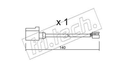 Výstražný kontakt, opotřebení obložení fri.tech. SU.274