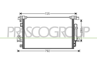 CONDENSATOR CLIMATIZARE PRASCO CI802C001