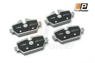 stabdžių trinkelių rinkinys, diskinis stabdys 1B2071 ProfiPower