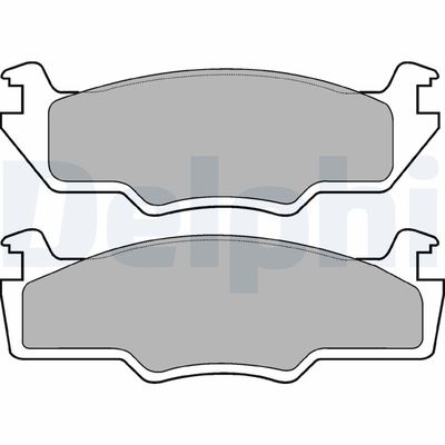 Brake Pad Set, disc brake LP225