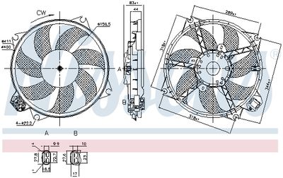 LüFTER MOTORKüHLUNG NISSENS 85989 6