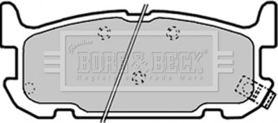 BORG & BECK BBP1936 Тормозные колодки и сигнализаторы  для MAZDA MX-5 II (NB) 1.8 16V