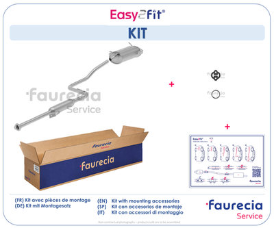 Глушитель выхлопных газов конечный Faurecia FS67062 для SUZUKI SWIFT