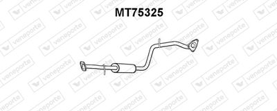Средний глушитель выхлопных газов VENEPORTE MT75325 для MITSUBISHI CARISMA