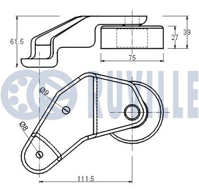 ROLA GHIDARE/CONDUCERE CUREA TRANSMISIE RUVILLE 540260 1