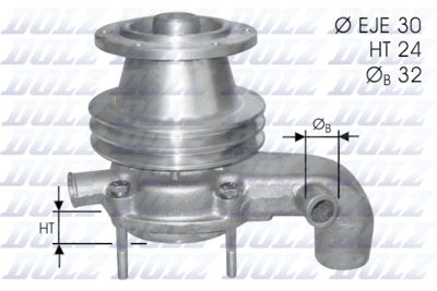 DOLZ Hulpwaterpomp (koelwatercircuit) (B111)