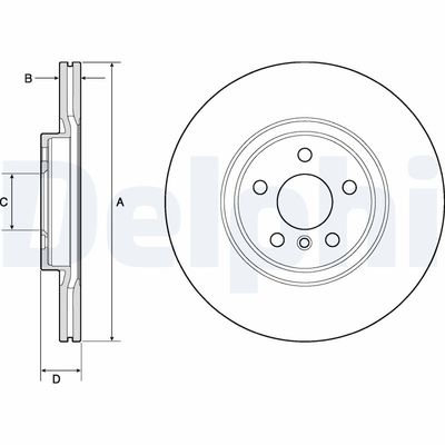 DISC FRANA DELPHI BG4780C 0