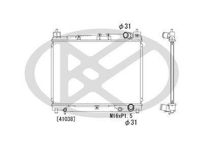 Radiator, racire motor Koyorad PL010862