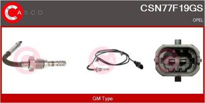 SENZOR TEMPERATURA GAZE EVACUARE