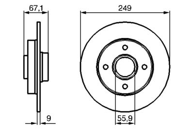 Brake Disc 0 986 479 219