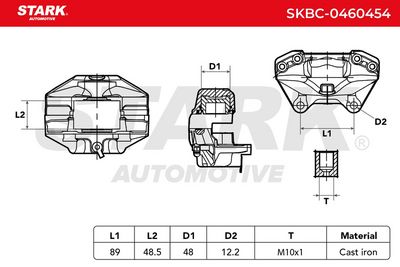 спирачен апарат STARK SKBC-0460454