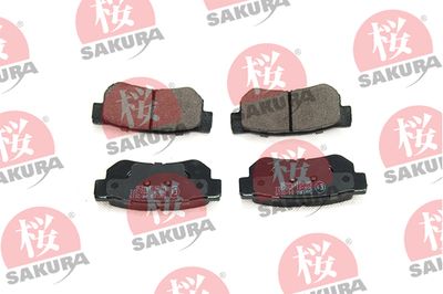 Комплект тормозных колодок, дисковый тормоз SAKURA 601-05-4630 для SSANGYONG KORANDO