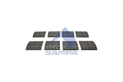 Juego de balatas de freno, freno de tambor