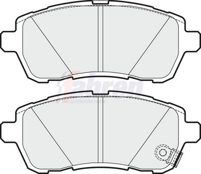 Fahren Brake Pad Set, disc brake FBP3663