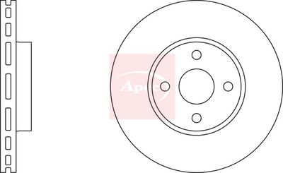 APEC Brake Disc DSK2222