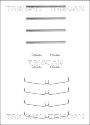 Комплектующие, колодки дискового тормоза TRISCAN 8105 271359 для JAGUAR E-TYPE
