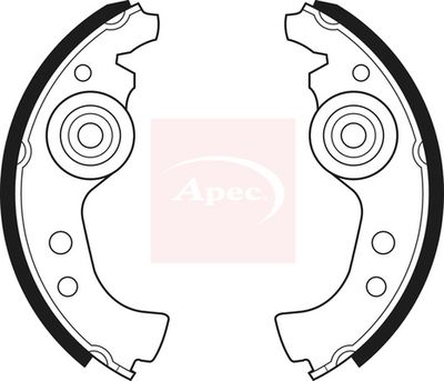 APEC Brake Shoe Set SHU45