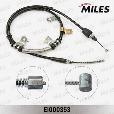 Тросик, cтояночный тормоз MILES EI000353 для HYUNDAI GETZ
