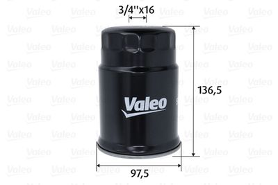 VALEO 587758 Паливний фільтр 