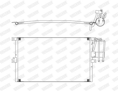CONDENSATOR CLIMATIZARE WALKER WCD00008 7