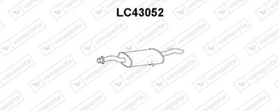 VENEPORTE LC43052 Глушитель выхлопных газов  для LANCIA THEMA SW (834_) 2000 i.e. 16V (834AI)