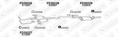 ABGASANLAGE VENEPORTE 300435