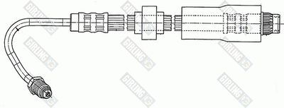 Тормозной шланг GIRLING 9002543 для RENAULT KANGOO