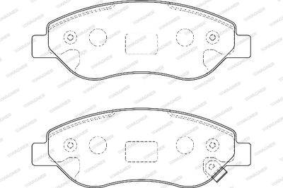 WAGNER WBP24550A Тормозные колодки и сигнализаторы для OPEL CORSA D (S07) 1.7 CDTI (L08, L68) WAGNER WBP24550A Тормозные колодки и сигнализаторы для OPEL CORSA D (S07) 1.7 CDTI (L08, L68)