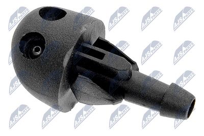 Plovimo skysčio purkštukas, priekinis langas