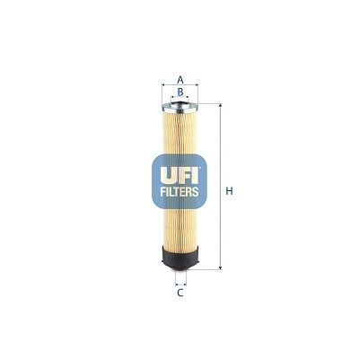 Hydraulisch filter (patroon) past: EFFER