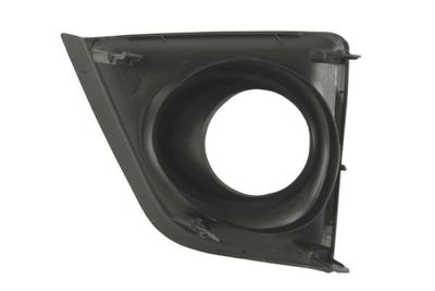 Voorbumper afdekking (met mistlampgaten, plastic) past: TOYOTA COROLLA SDN E17 06.13-07.16