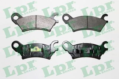 Комплект тормозных колодок, дисковый тормоз LPR 05P370 для MAZDA 929