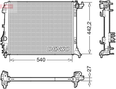 Kylare, motorkylning DENSO DRM23114