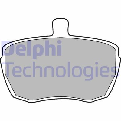 Комплект тормозных колодок, дисковый тормоз DELPHI LP41 для LAND ROVER 88/109