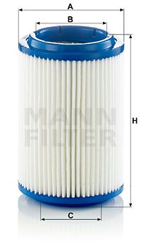 MANN-FILTER C 16 006 Воздушный фильтр  для KIA K2500 (Киа K2500)