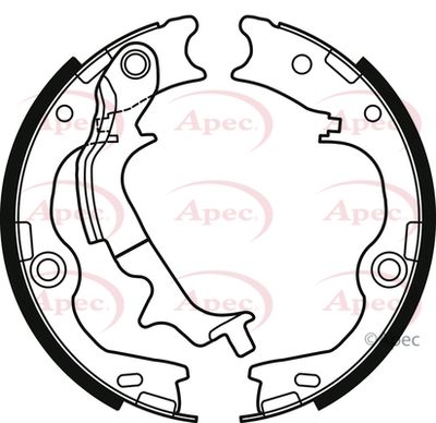 Brake Shoe Set, parking brake APEC SHU822