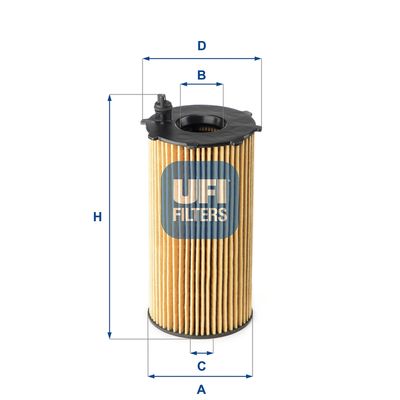 UFI 25.167.00 Масляний фільтр 