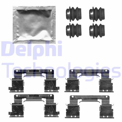 Комплектующие, колодки дискового тормоза DELPHI LX0619 для LEXUS GS