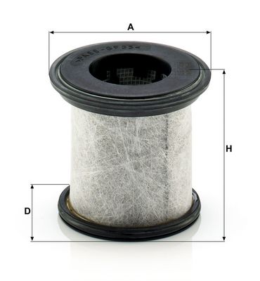 Carterontluchtingssysteem filter past: DIECI 50.21 DOOSAN G80