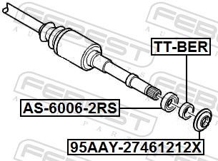 SIMERING AX CARDANIC FEBEST 95AAY27461212X 1