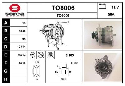 GENERATOR SNRA TO8006