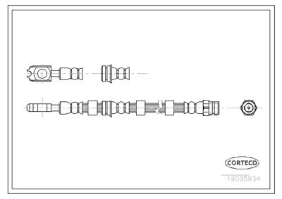 Brake Hose 19035934