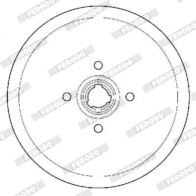 BREMSTROMMEL FERODO FDR329130 3