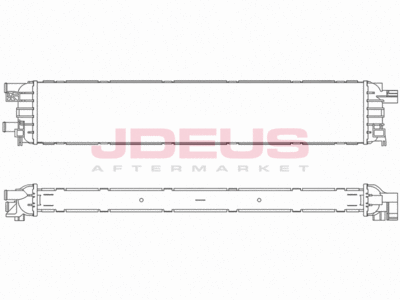 NIEDERTEMPERATURKüHLER LADELUFTKüHLER JDEUS M001044X