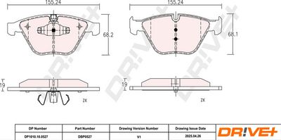 SET PLACUTE FRANA FRANA DISC DR!VE+ DP1010100527 2