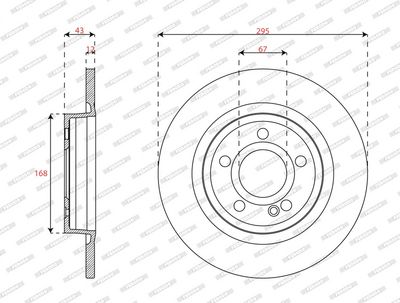 DISC FRANA FERODO DDF3031C 1
