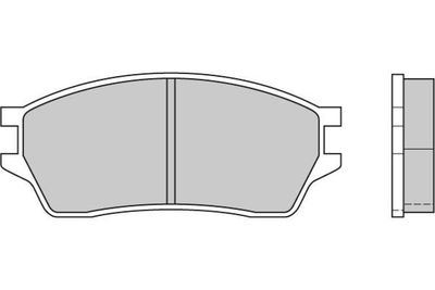 Комплект тормозных колодок, дисковый тормоз E.T.F. 12-0391 для HONDA PRELUDE