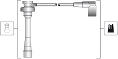 Комплект проводов зажигания MAGNETI MARELLI 941318111306 для CHERY TIGGO