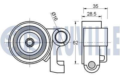 ROLA INTINZATOR CUREA DISTRIBUTIE RUVILLE 540425 1
